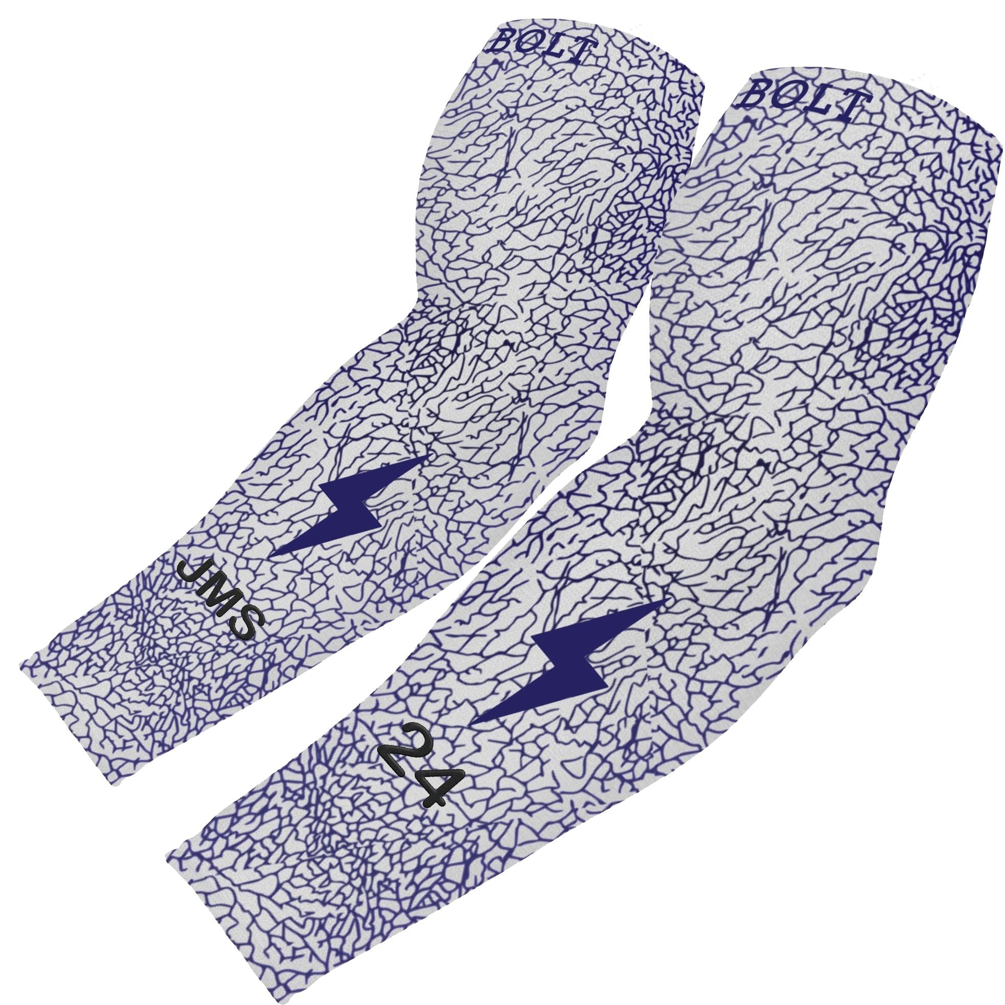 Personalized BRUCE BOLT Graduated Compression Premium Arm Sleeve - HAPP ELEPHANT- quickbuy