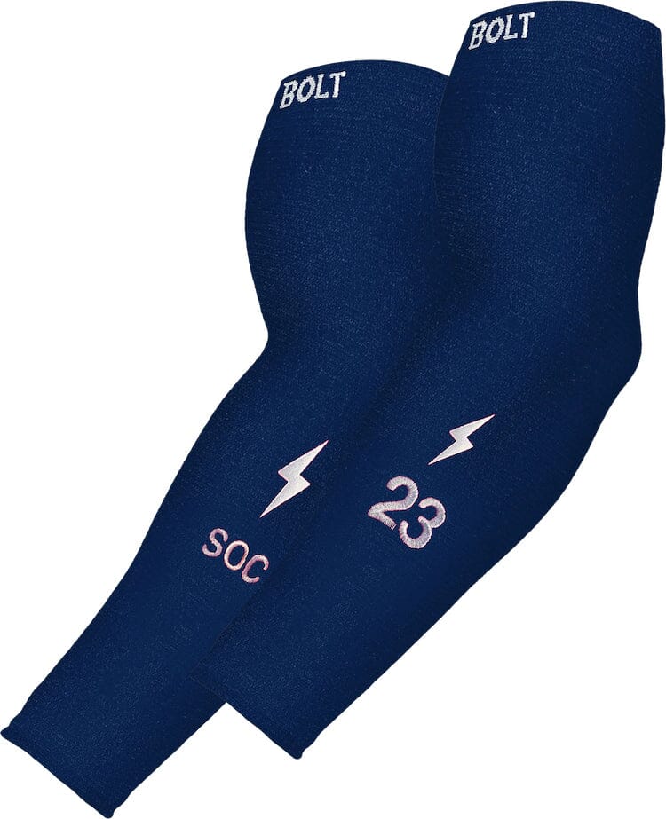 Personalized Graduated Compression Premium Arm Sleeve - NAVY- quickbuy