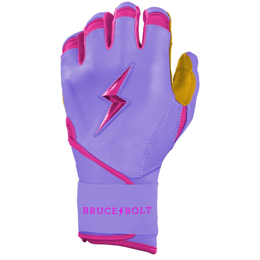 Bader Series Long Cuff Batting Gloves - Lavender- thumb 3