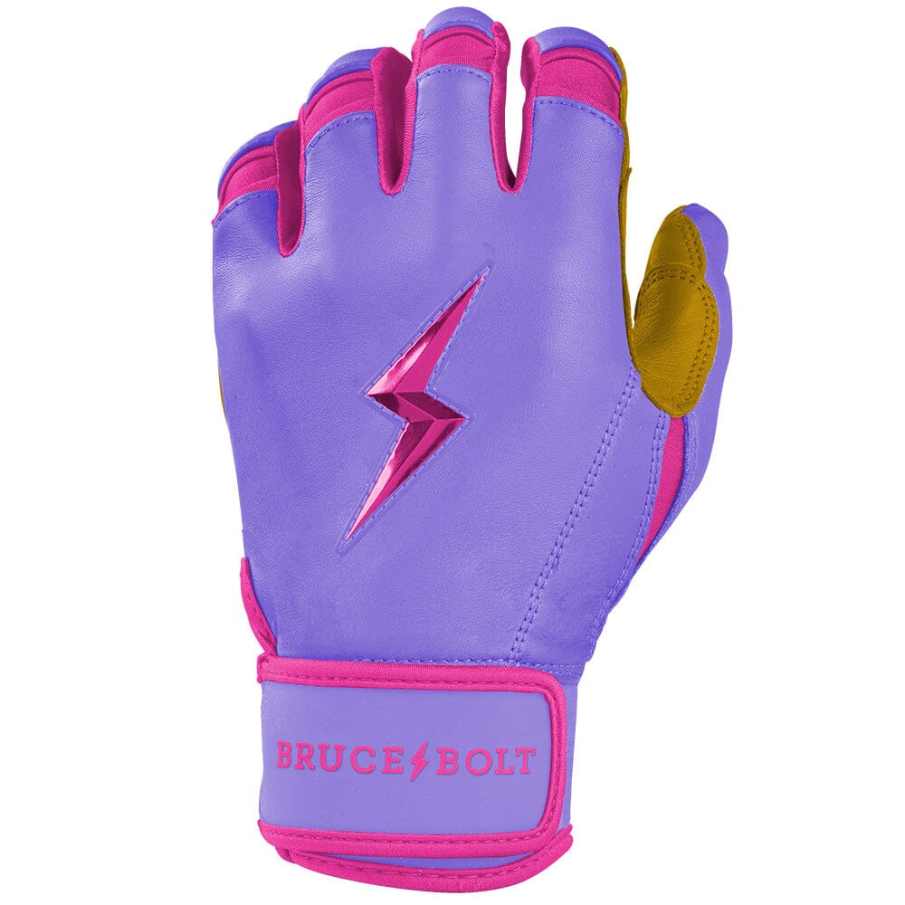 Bader Series Short Cuff Batting Gloves - Lavender- thumb 3