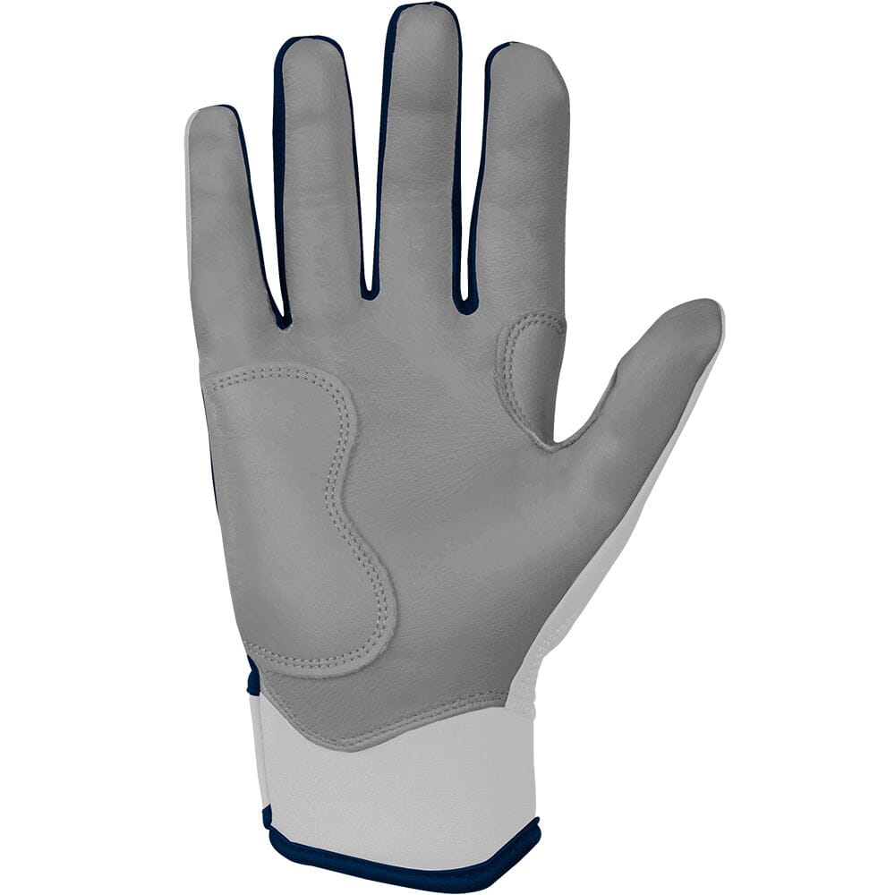 Chrome Series Short Cuff Batting Gloves - Navy- quickbuy