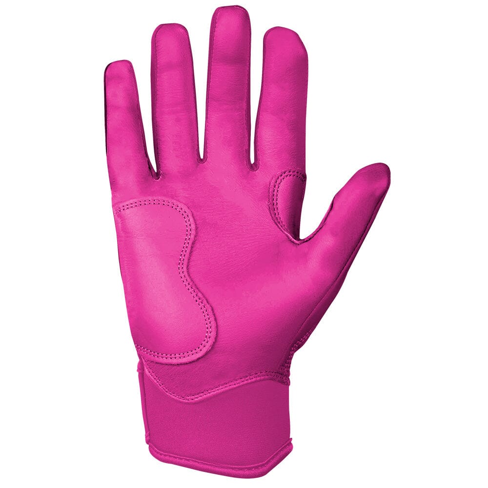 Clark Series Short Cuff Batting Gloves - Pink- quickbuy