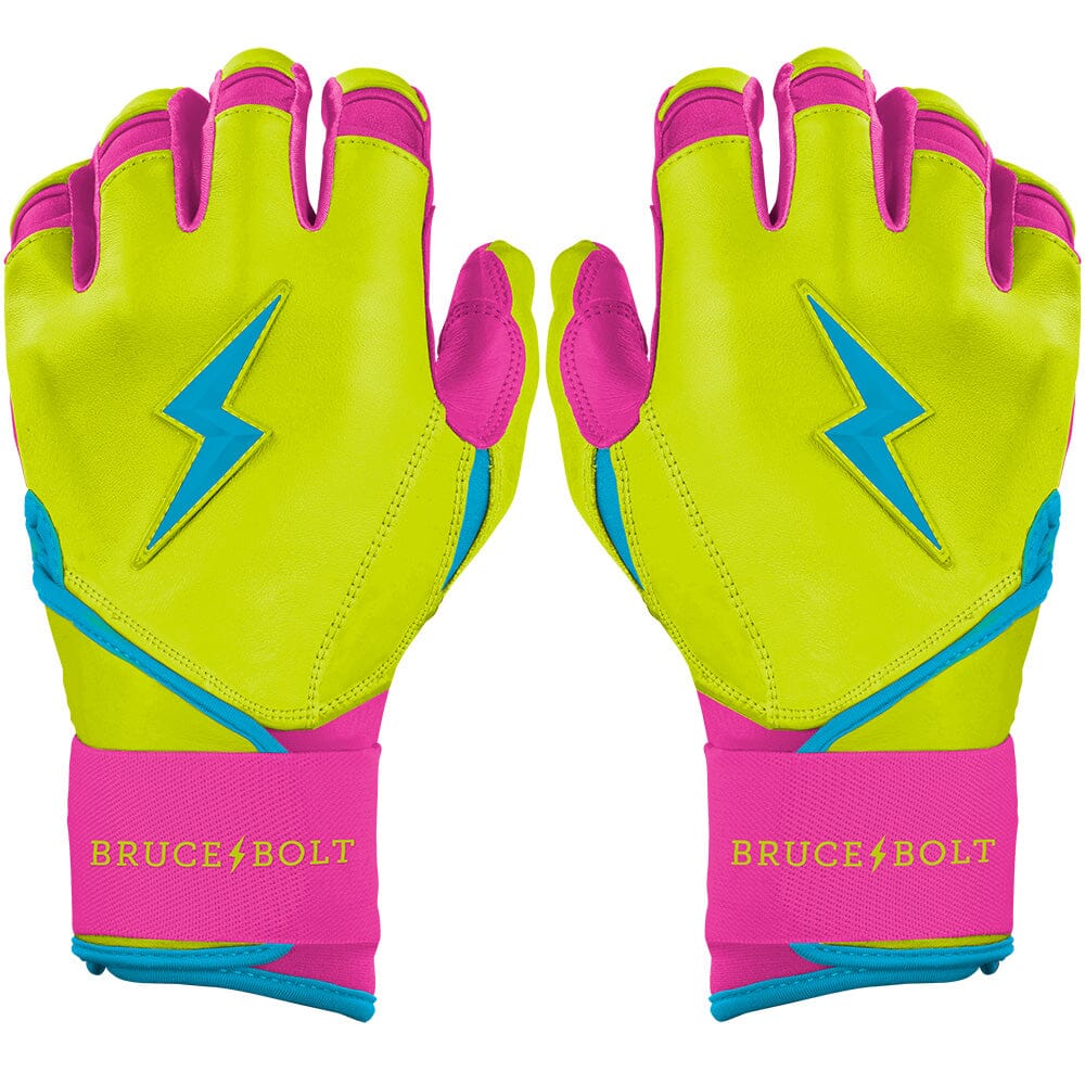 Creator Series Long Cuff Batting Gloves - Caribbean Yellow- quickbuy