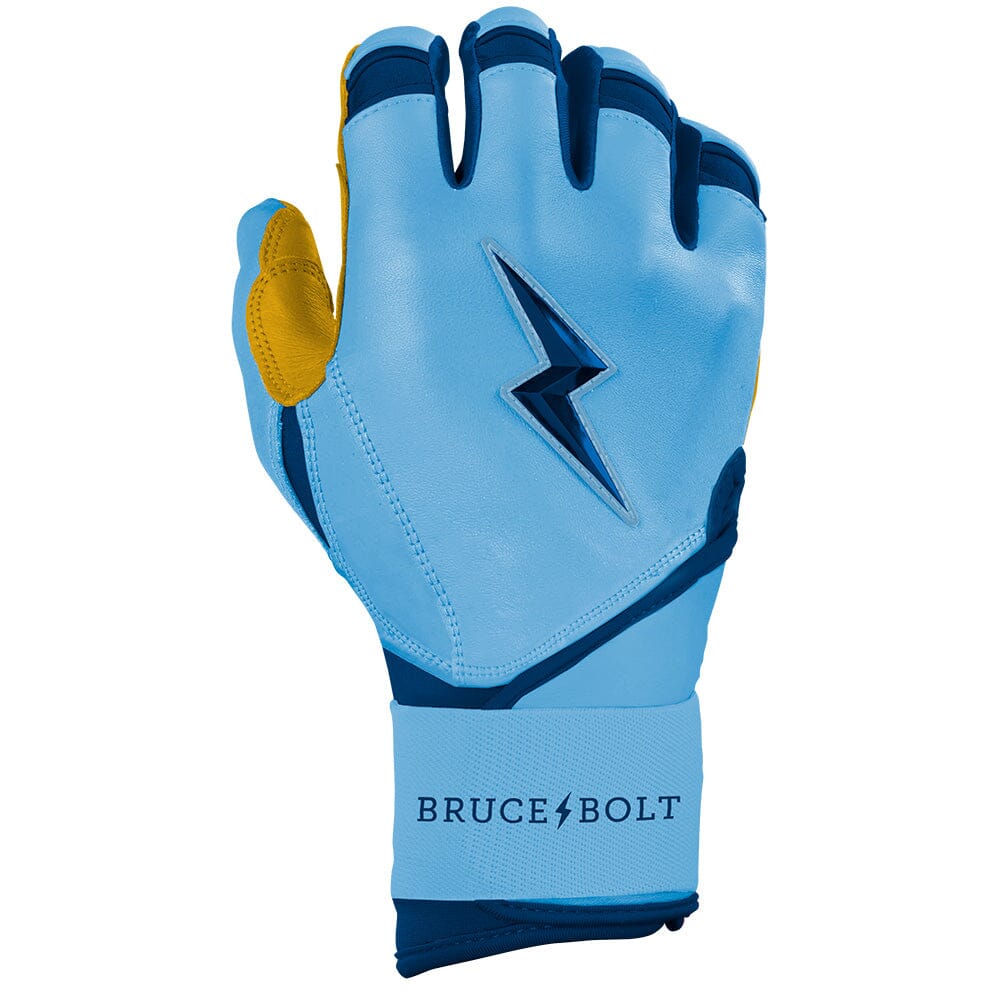 Creator Series Long Cuff Batting Gloves - Carolina Blue- thumb 4