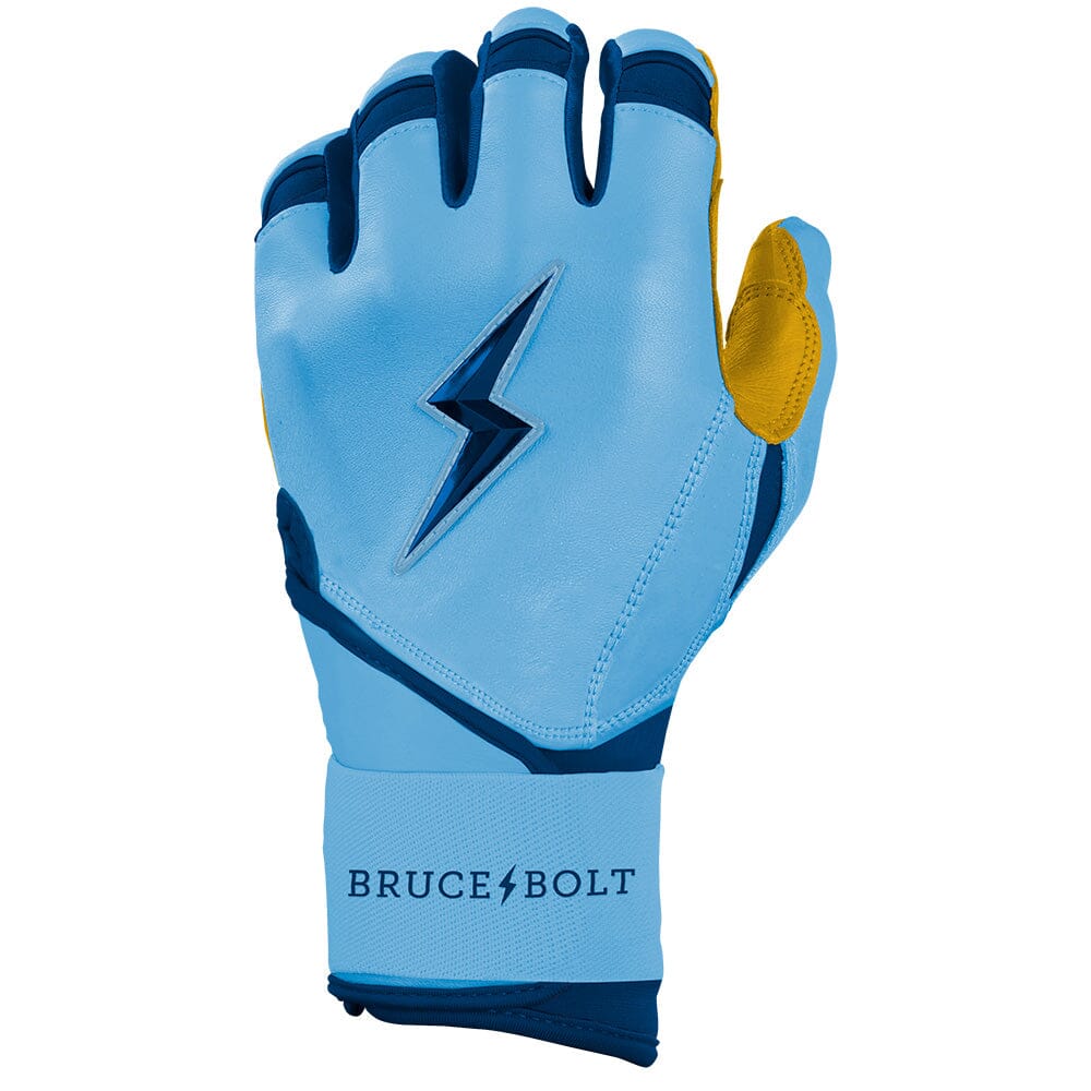 Creator Series Long Cuff Batting Gloves - Carolina Blue- thumb 3