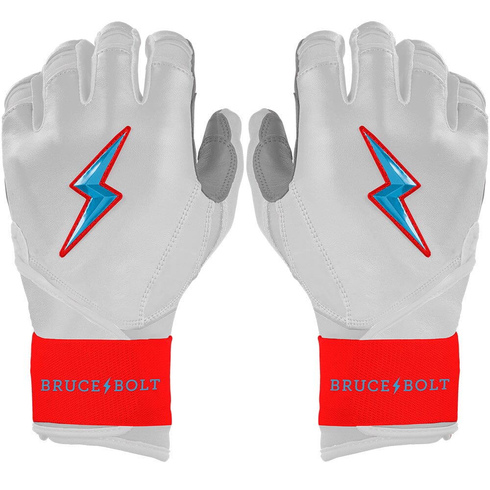 Creator Series Long Cuff Batting Gloves - White- quickbuy