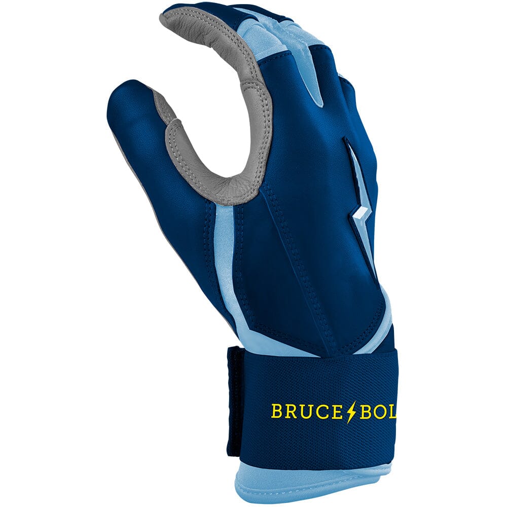 Creator Series Long Cuff Batting Gloves - Blue- thumb 5