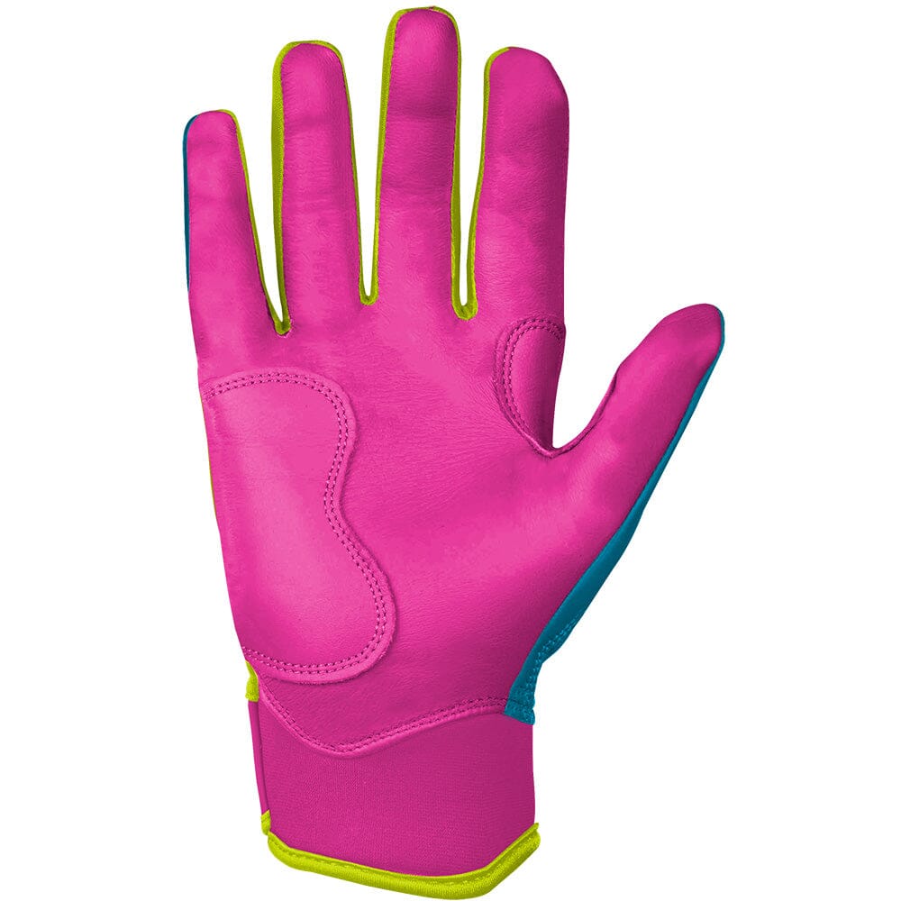 Creator Series Short Cuff Batting Gloves - Caribbean Blue- quickbuy