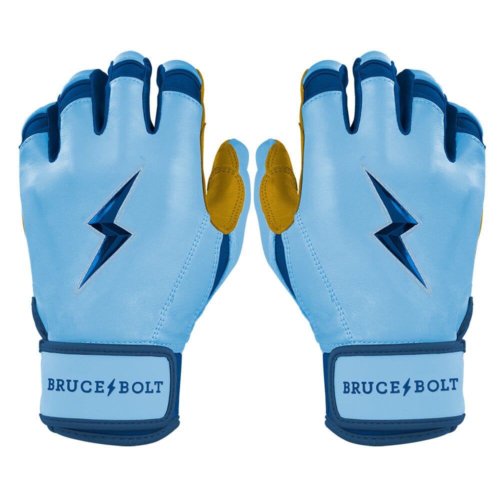 Creator Series Short Cuff Batting Gloves - Carolina Blue- quickbuy