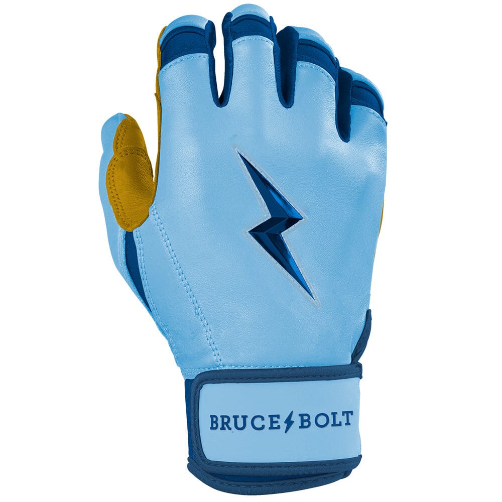Creator Series Short Cuff Batting Gloves - Carolina Blue- thumb 4