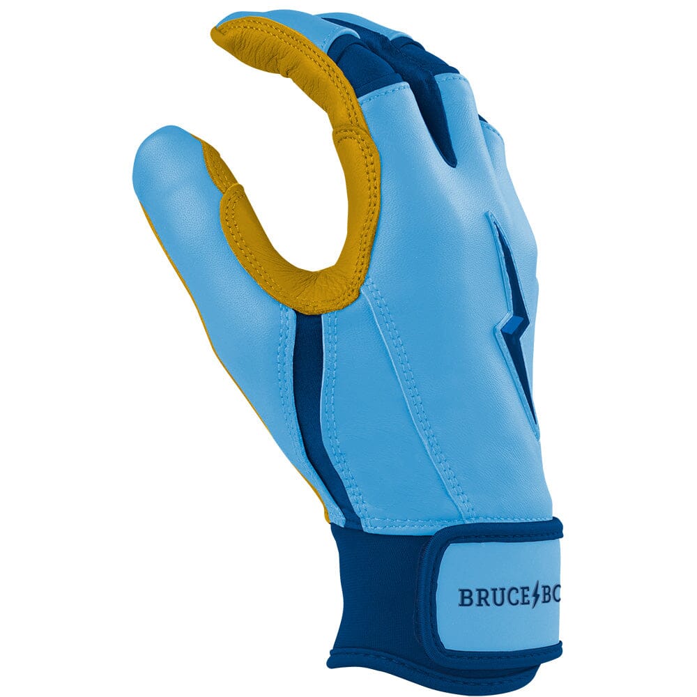 Creator Series Short Cuff Batting Gloves - Carolina Blue- thumb 5