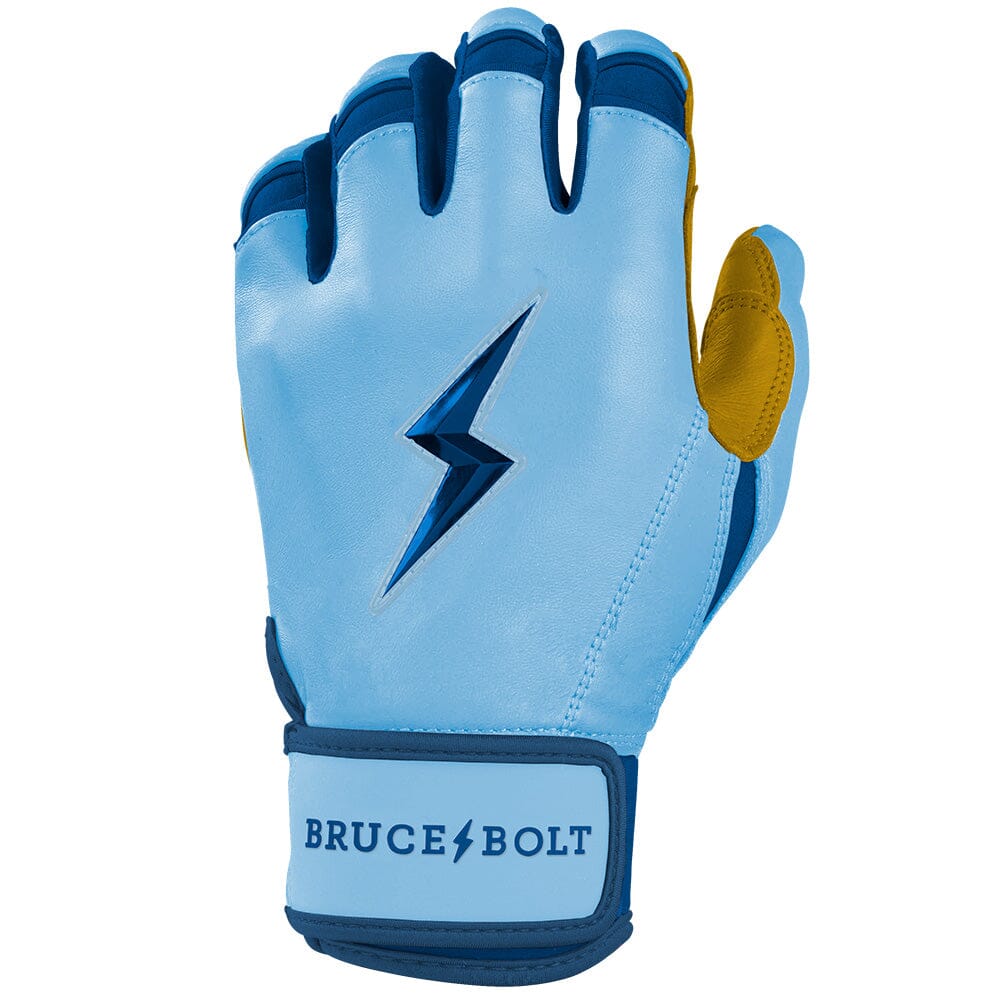 Creator Series Short Cuff Batting Gloves - Carolina Blue- thumb 3