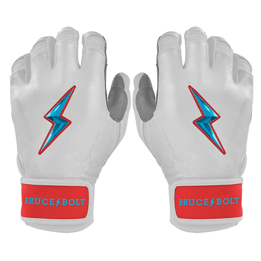 Creator Series Short Cuff Batting Gloves - White- quickbuy