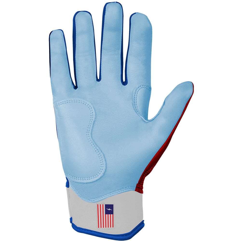 Creator Series Short Cuff Batting Gloves - RWB- quickbuy