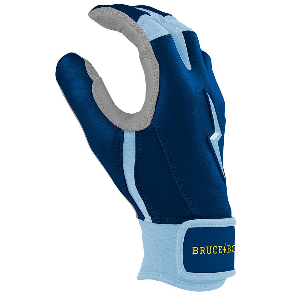 Creator Series Short Cuff Batting Gloves - Blue- thumb 5