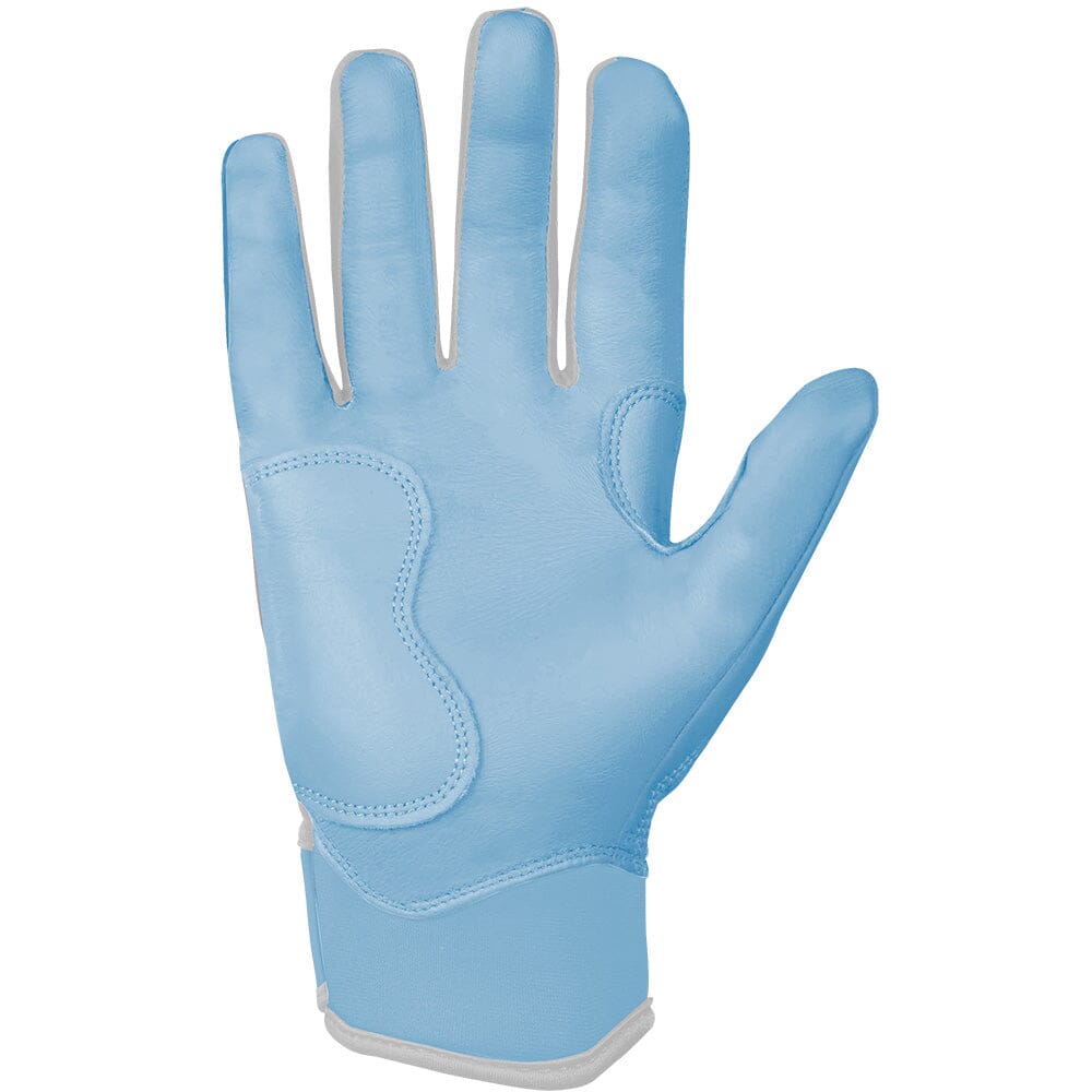 Happ Series Short Cuff Batting Gloves - Baby Blue- quickbuy