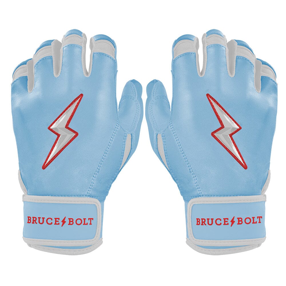 Happ Series Short Cuff Batting Gloves - Baby Blue- quickbuy
