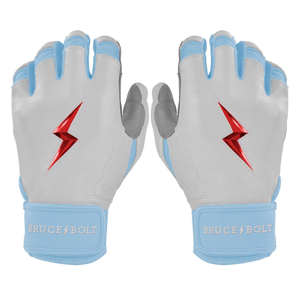 Happ Series Short Cuff Batting Gloves - White- quickbuy