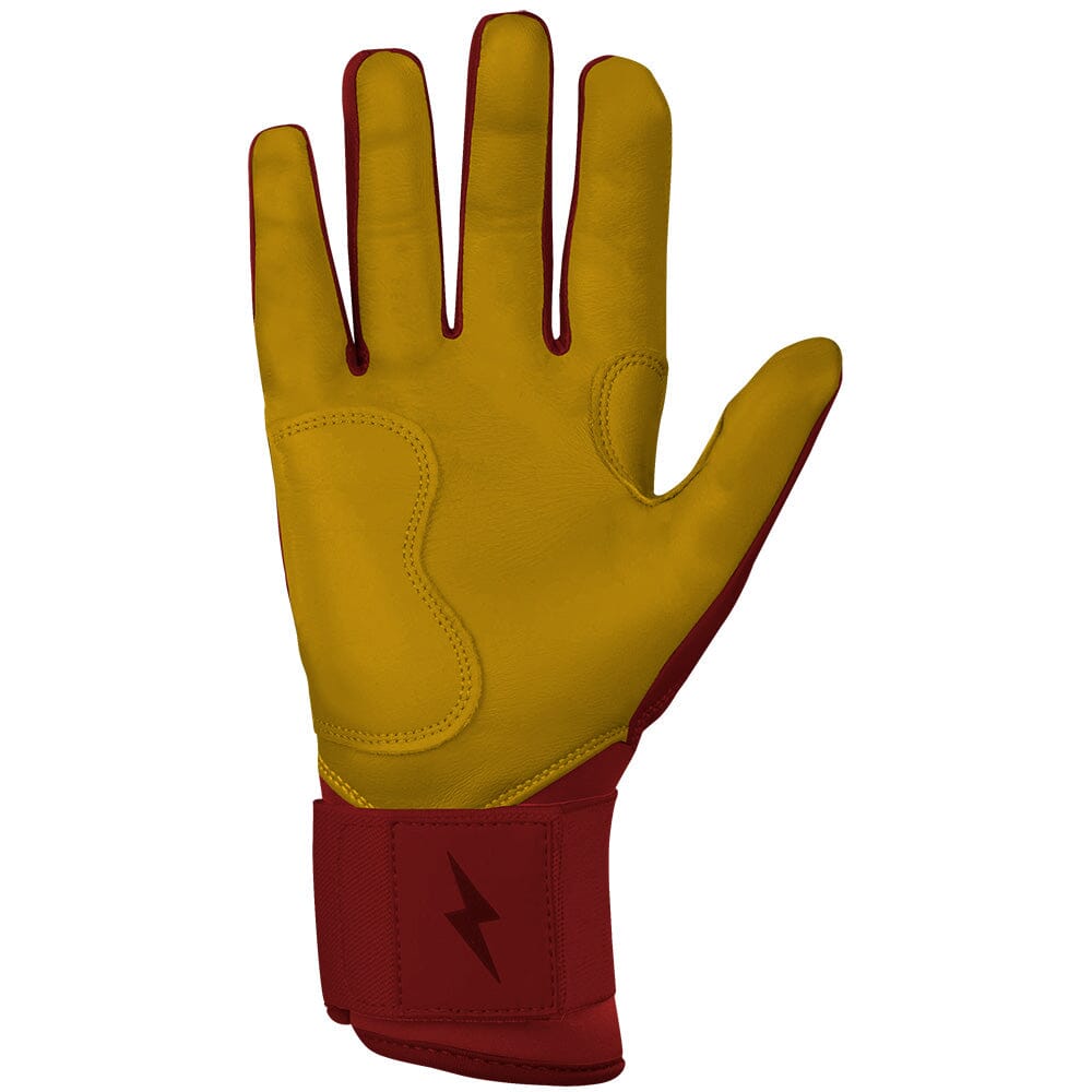 Original Series Long Cuff Batting Gloves - Maroon- quickbuy