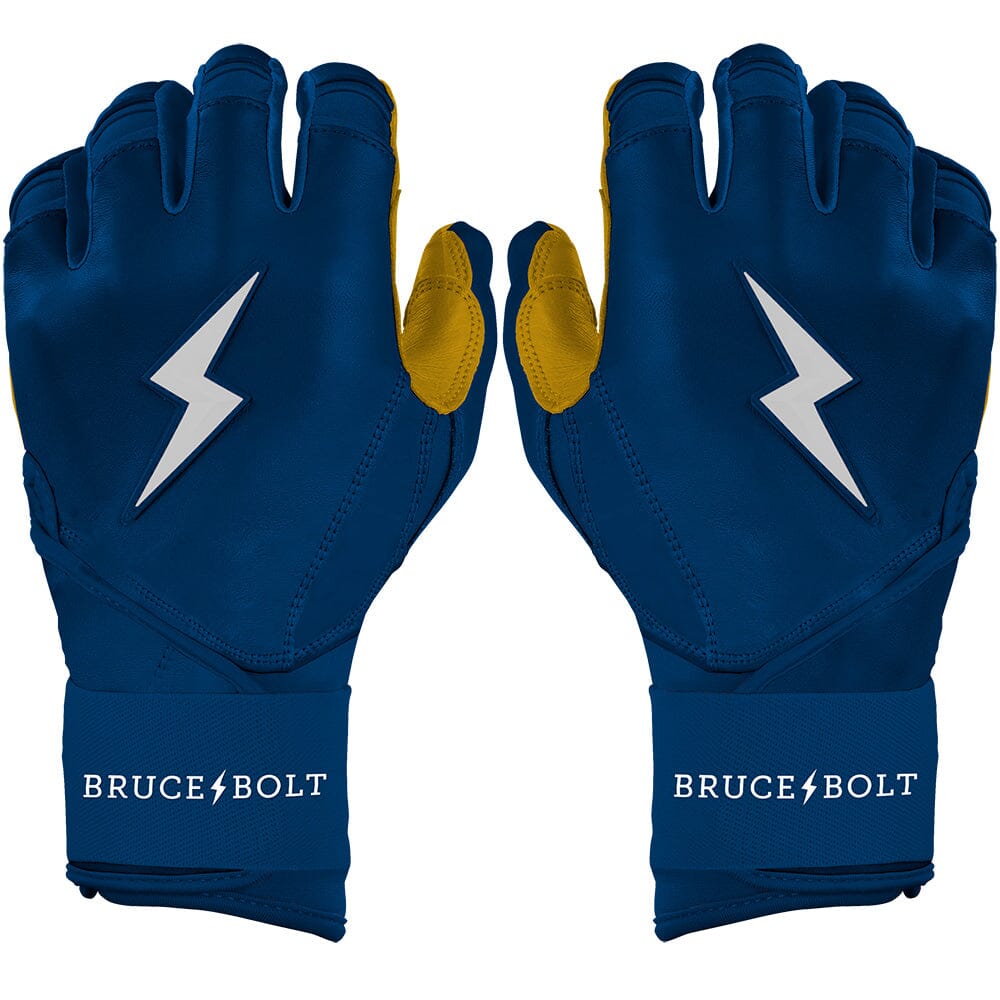 Original Series Long Cuff Batting Gloves - Navy- quickbuy