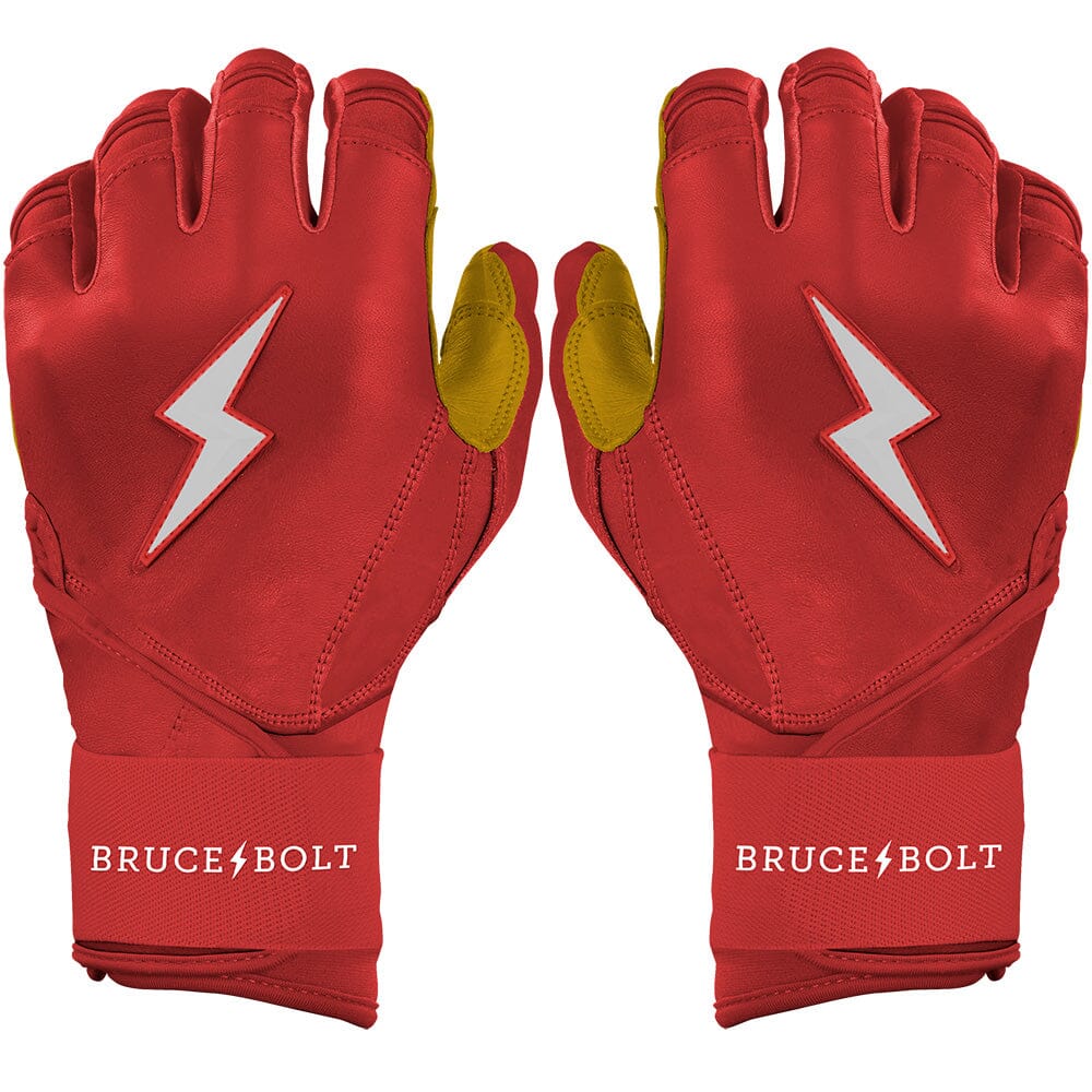 Original Series Long Cuff Batting Gloves - Red- quickbuy