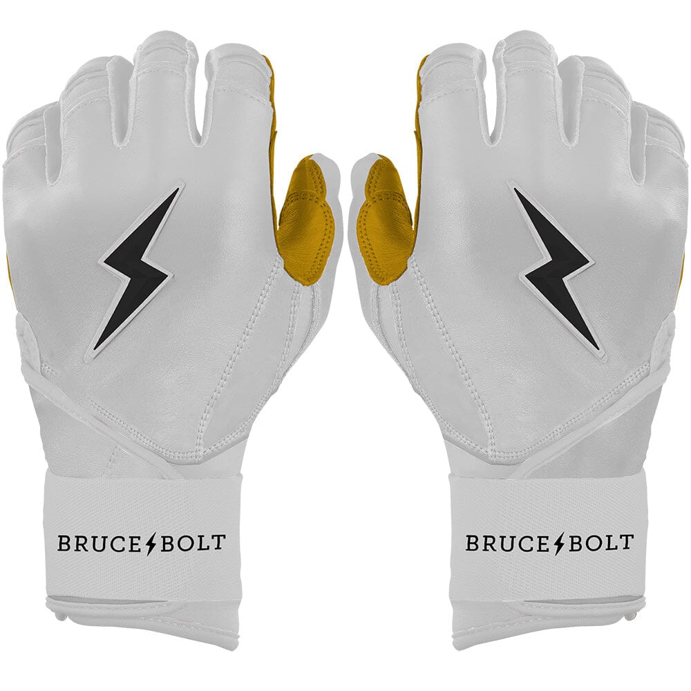Original Series Long Cuff Batting Gloves - White- quickbuy