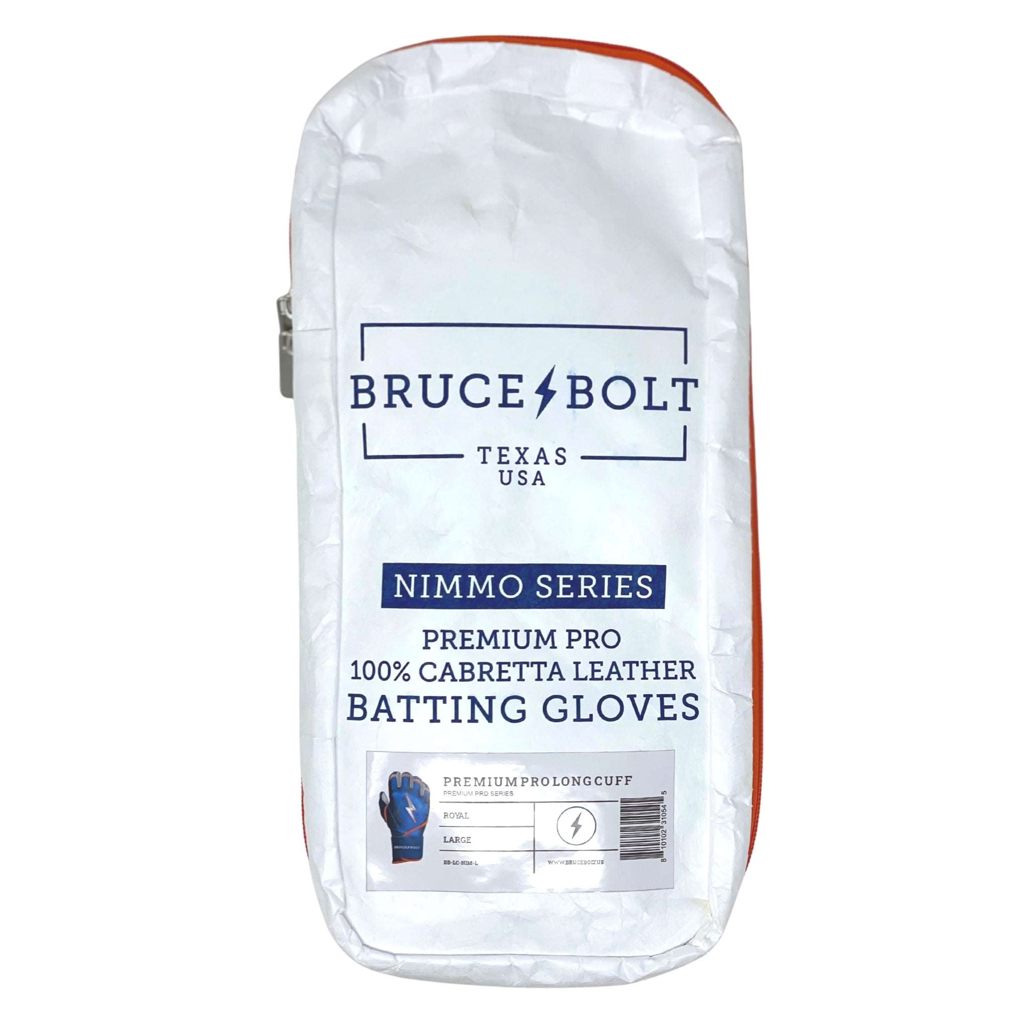 Nimmo Series Long Cuff Batting Gloves - Blue- thumb 6