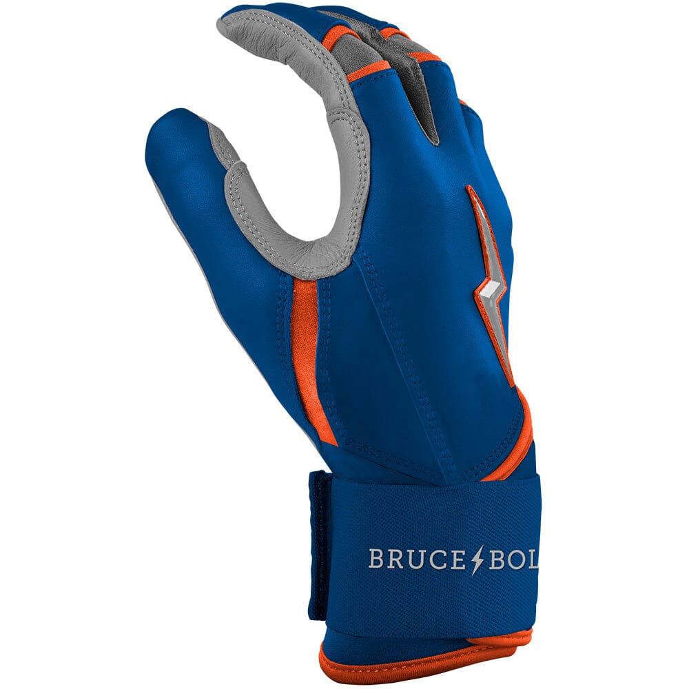 Nimmo Series Long Cuff Batting Gloves - Blue- thumb 5