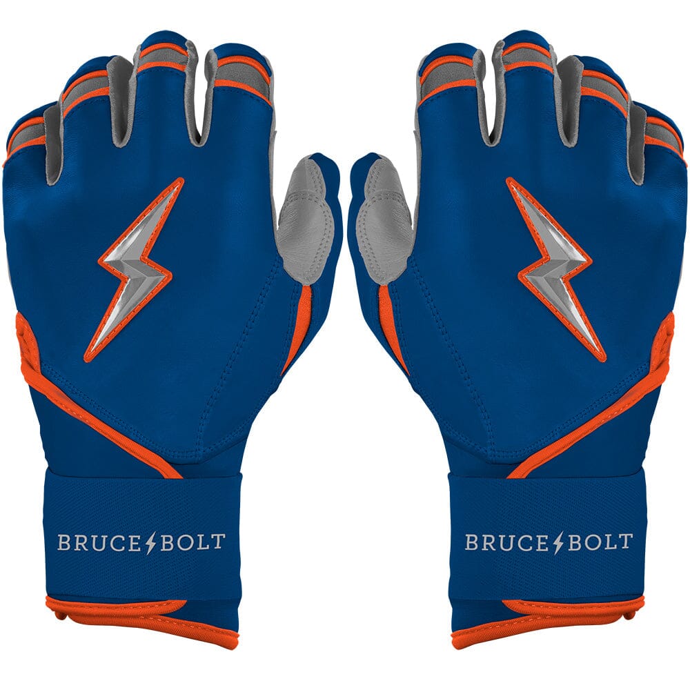 Nimmo Series Long Cuff Batting Gloves - Blue- quickbuy