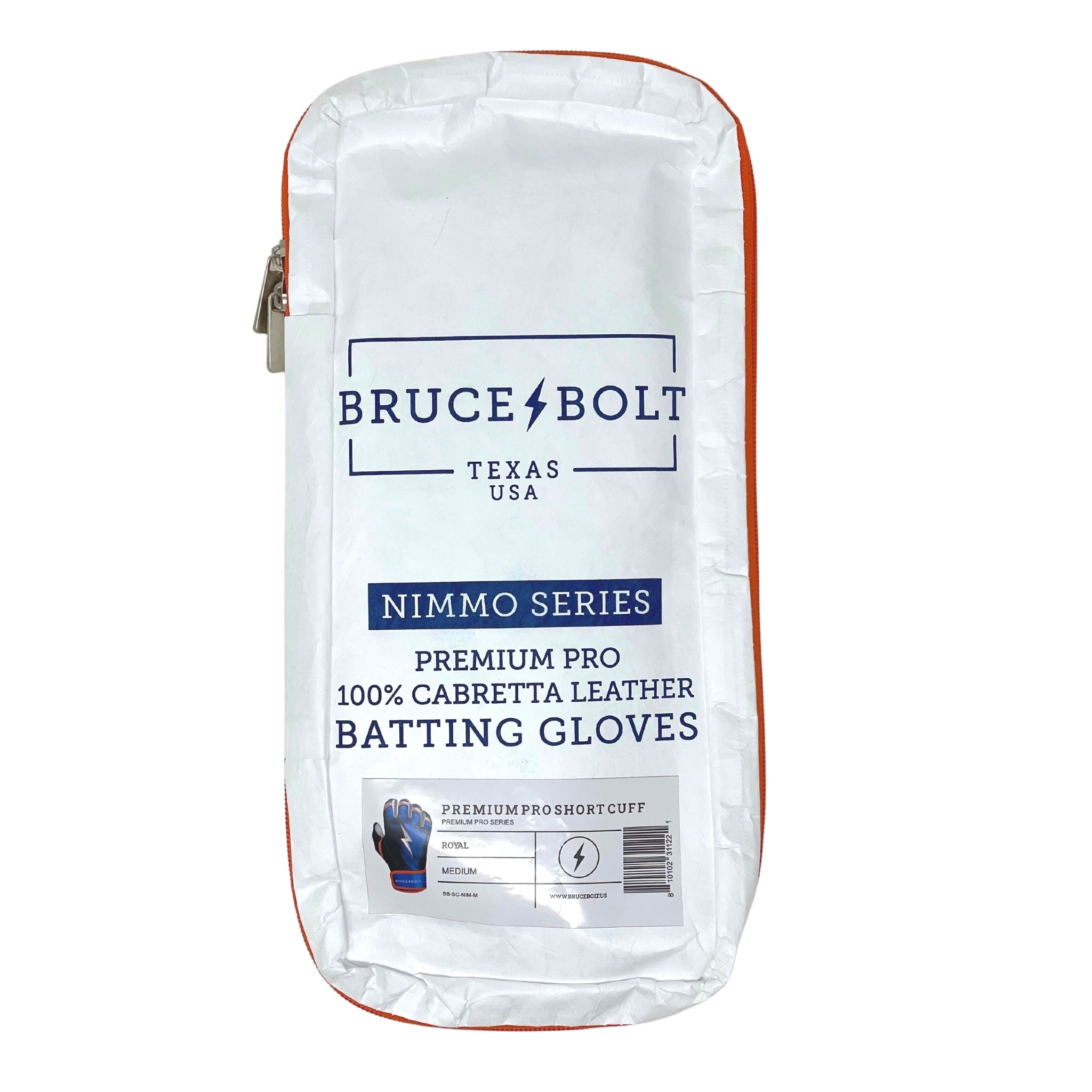 Nimmo Series Short Cuff Batting Gloves - Blue- thumb 6