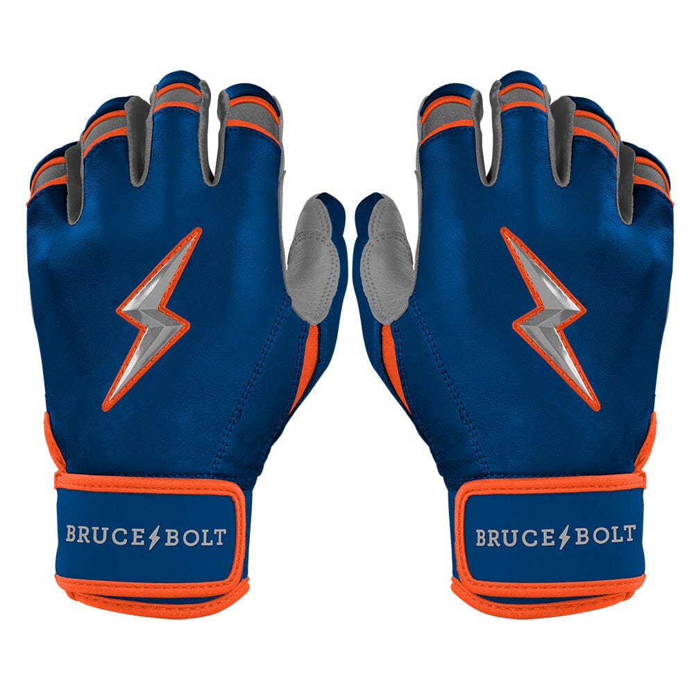 Nimmo Series Short Cuff Batting Gloves - Blue- quickbuy