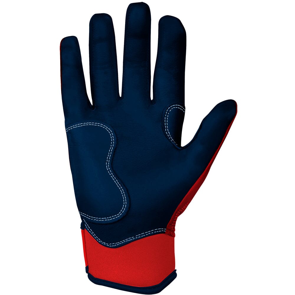 Nootbaar Series Short Cuff Batting Gloves - Red- quickbuy