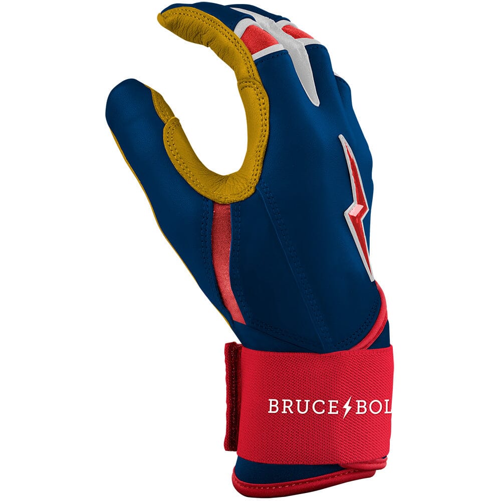 Patriot Series Long Cuff Batting Gloves - Fourth Of July- thumb 5