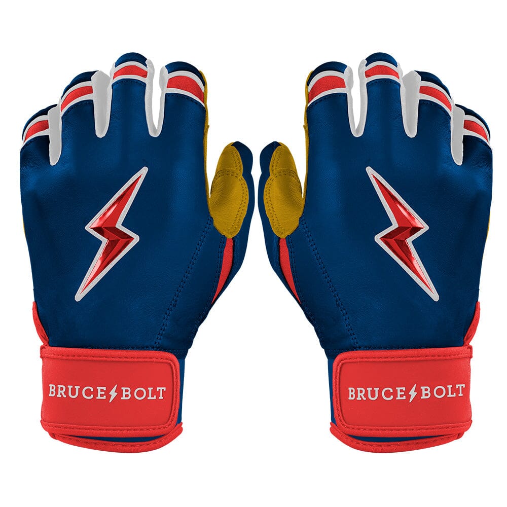 Patriot Series Short Cuff Batting Gloves - Fourth Of July- quickbuy