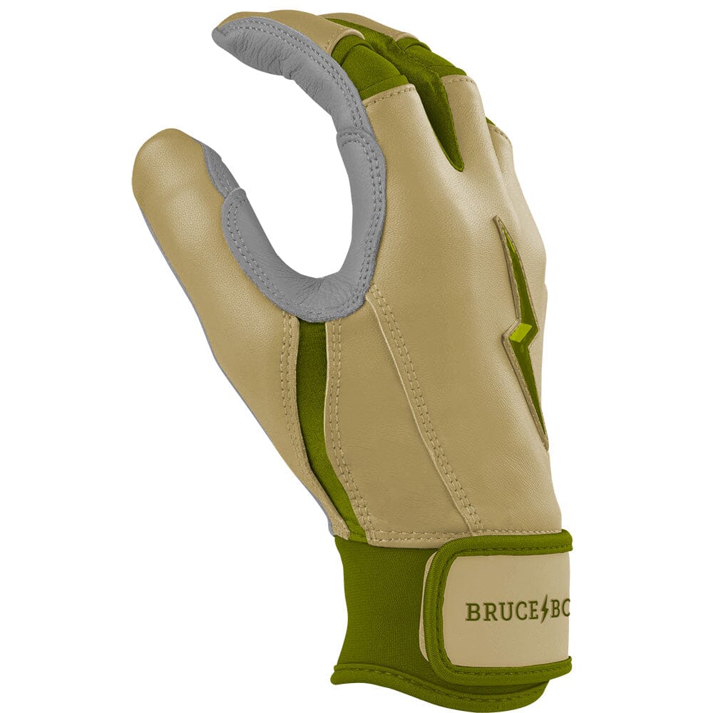 Patriot Series Short Cuff Batting Gloves - Military Brown- thumb 5