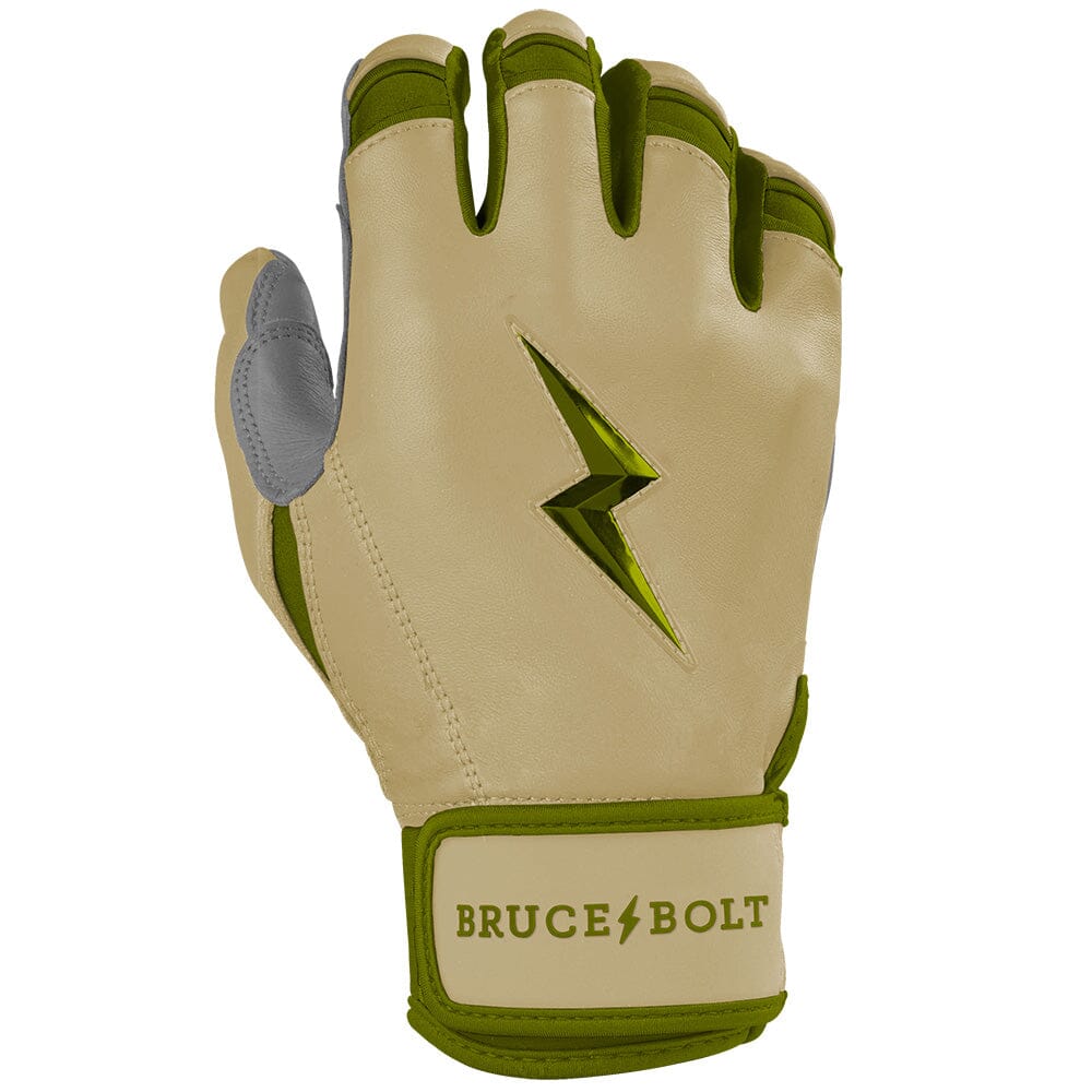 Patriot Series Short Cuff Batting Gloves - Military Brown- thumb 4