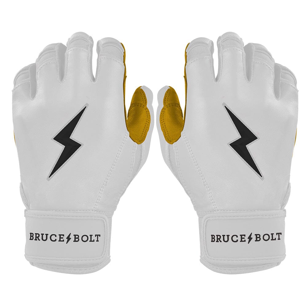 Original Series Short Cuff Batting Gloves - White- quickbuy