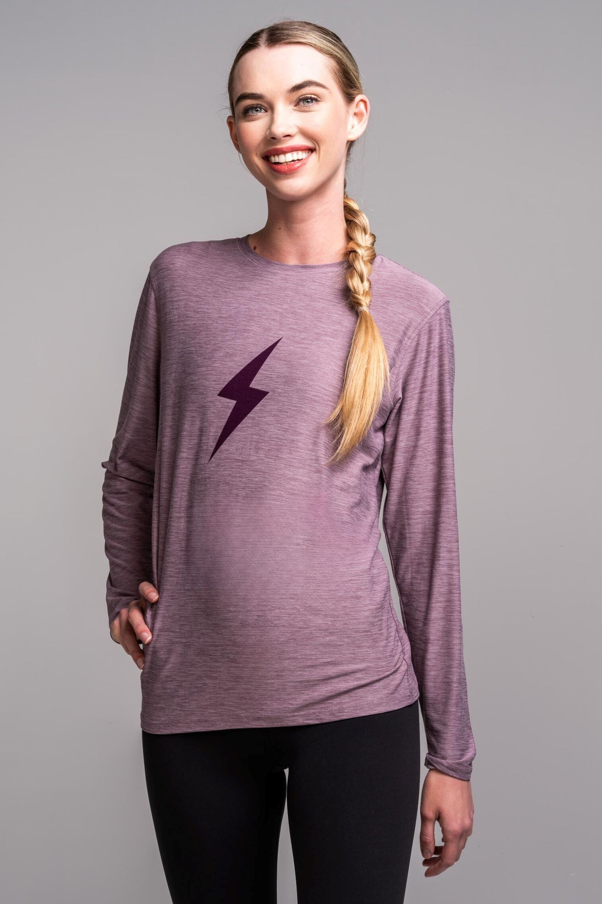 Women's "BOLT" SuperSoft Long Sleeve - Cranberry- quickbuy
