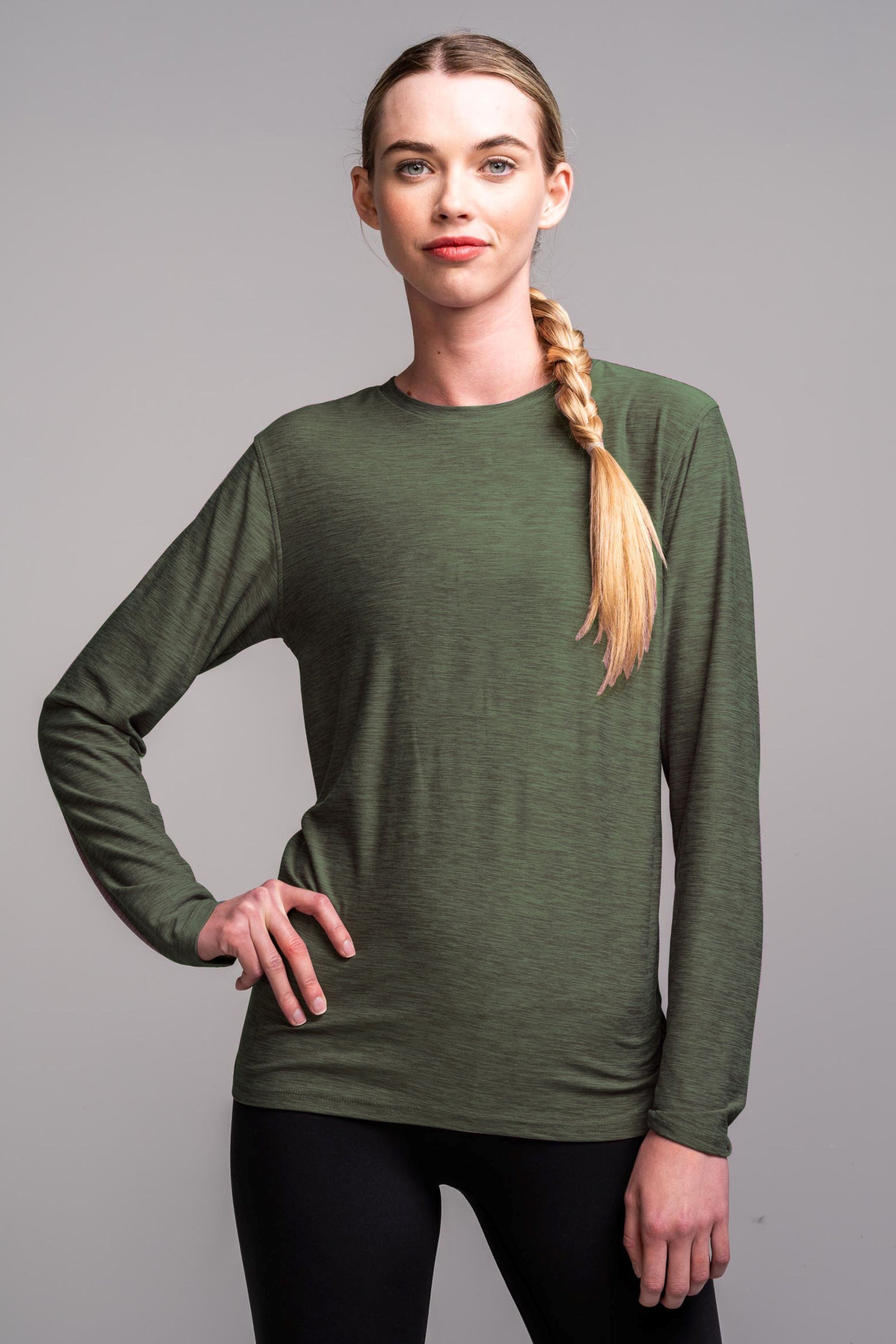 Women's SuperSoft Long Sleeve - Olive- quickbuy