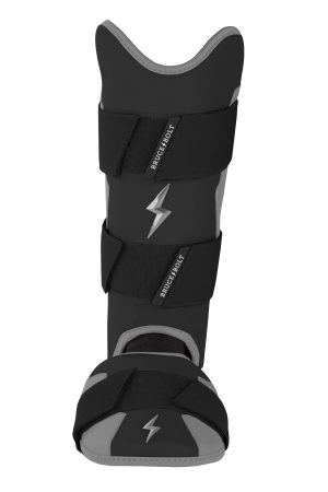 BRUCE BOLT Chrome Series Leg Guard - BLACK