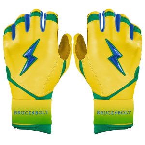 "Coach RAC" Limited Edition Long Cuff Batting Gloves - RAC Yellow
