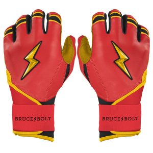 Creator Series Long Cuff Batting Gloves | Griffin Red