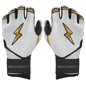 Creator Series Long Cuff Batting Gloves | Kurtz White/Gold