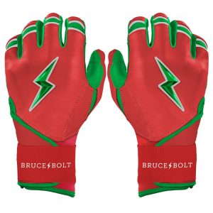 Limited Edition Big League Chew  Long Cuff Batting Gloves - SLAMMIN' STRAWBERRY