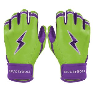 Limited Edition Big League Chew  Short Cuff Batting Gloves - SWINGIN' SOUR APPLE