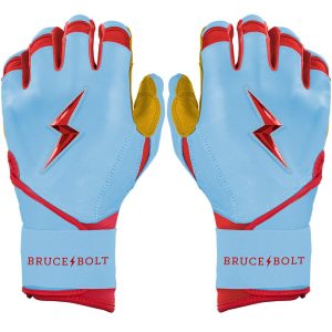 PREMIUM PRO BADER Series Long Cuff Batting Gloves | BABY BLUE