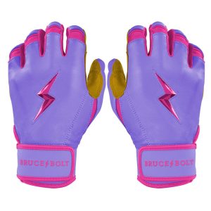 PREMIUM PRO BADER Series Short Cuff Batting Gloves | LAVENDER