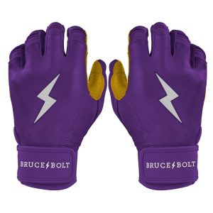 PREMIUM PRO Short Cuff Batting Gloves | PURPLE