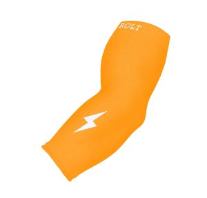 BRUCE BOLT Graduated Compression Premium 3/4 Arm Sleeve -  NEON ORANGE