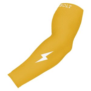 BRUCE BOLT Graduated Compression Premium Arm Sleeve - YELLOW